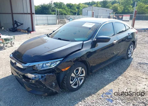 2016 Honda Civic Lx from USA, damaged, VIN 19XFC2F55GE089730